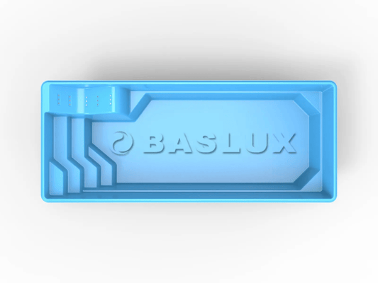 Glasfiberpool FULL RELAX 7,50m x 3,10m x 1,50m