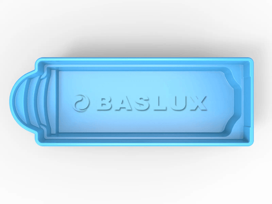 Glasfiberpool KOS 8,40m x 3,20m x 1,55m