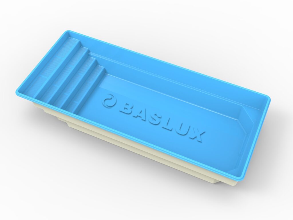 Glasfiberpool MAJORKA XL 8,40m x 3,60m x 1,50m