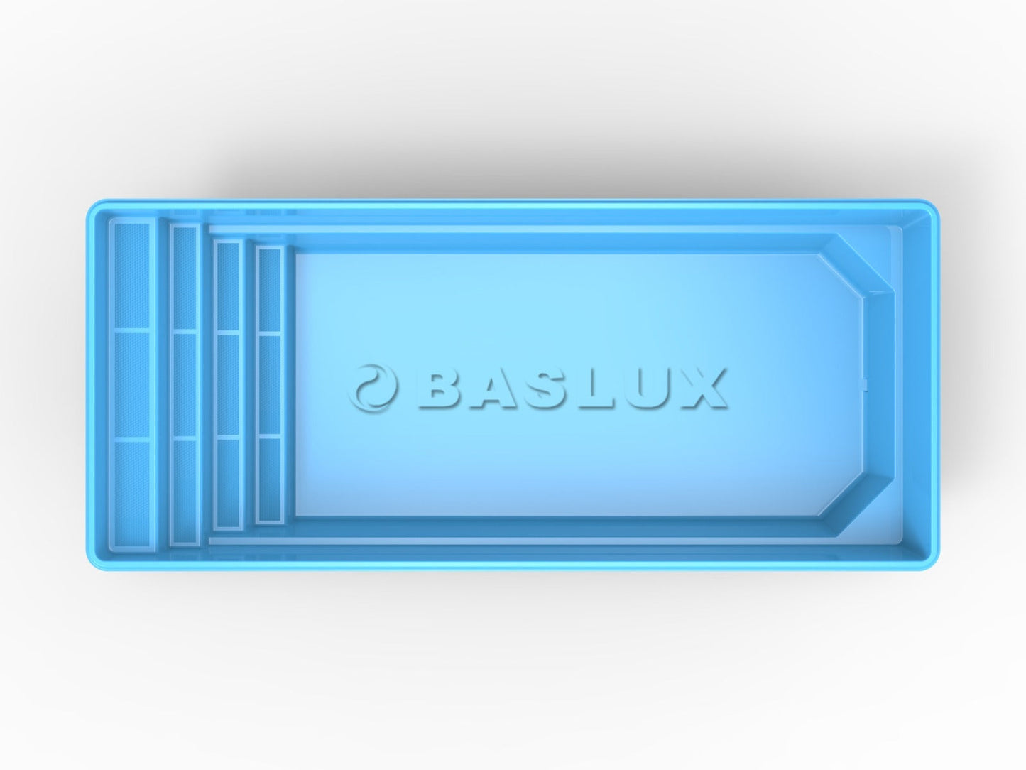 Glasfiberpool MAJORKA XL 8,40m x 3,60m x 1,50m