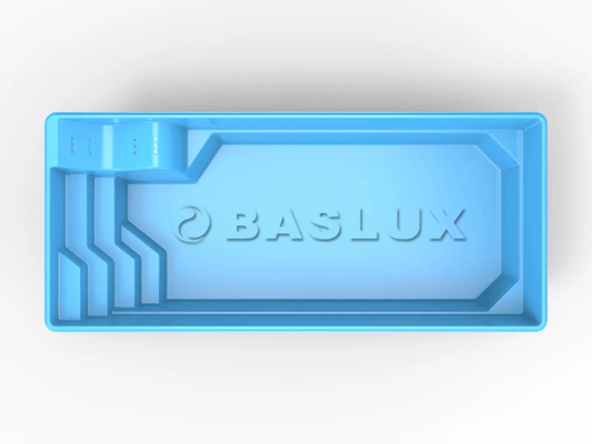 Glasfiberpool MAXI SPA 8,00m x 3,50m x 1,50m