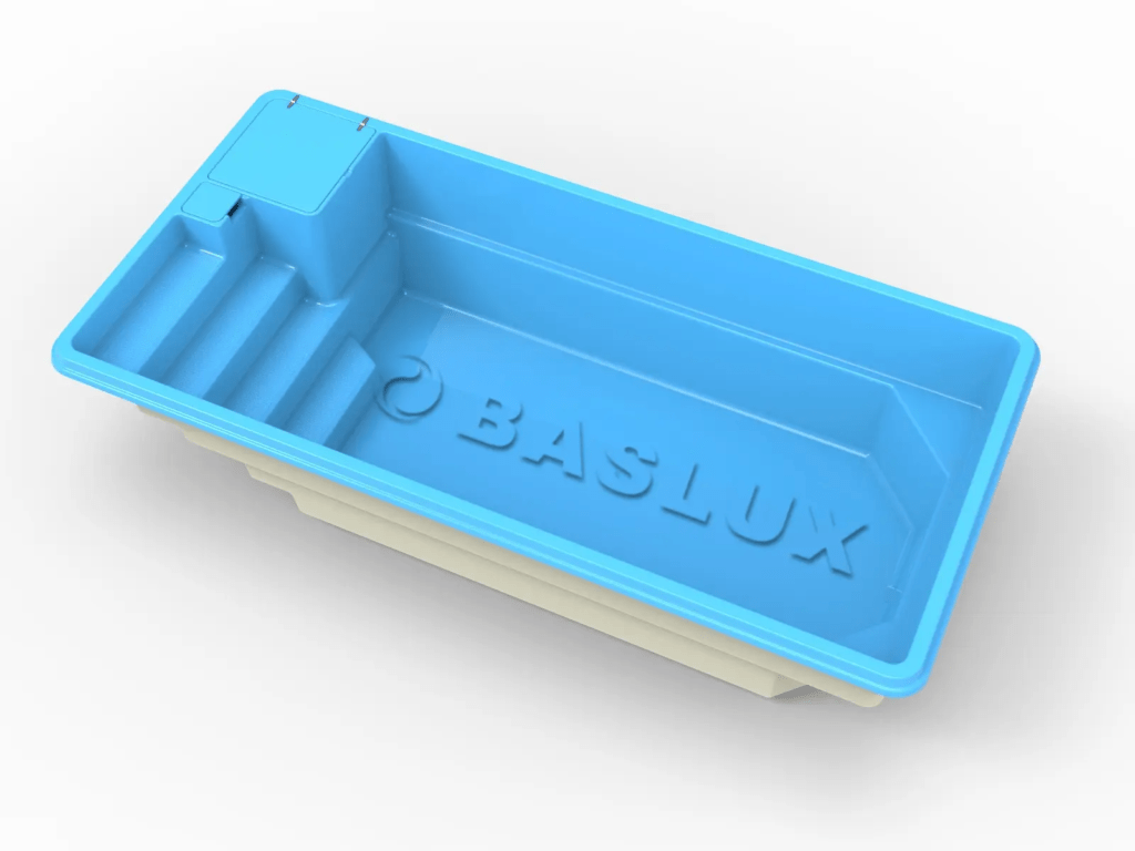 Glasfiberpool MIAMI ALL IN ONE 6,30m x 3,10m x 1,50m