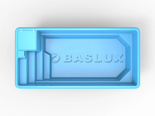 Glasfiberpool MIAMI ALL IN ONE 6,30m x 3,10m x 1,50m