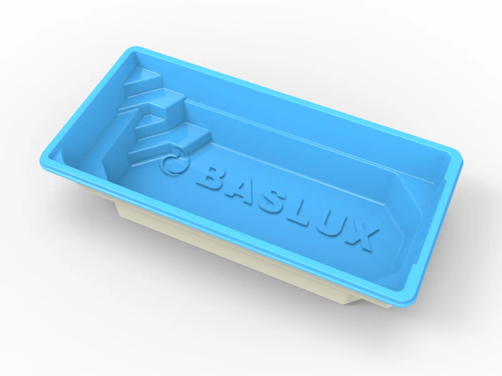 Glasfiberpool MINORKA 6,30m x 3,10m x 1,50m