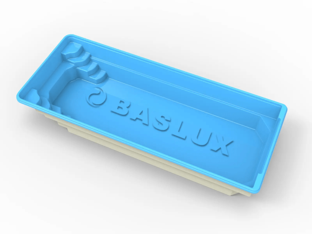 Glasfiberpool MYKONOS 6,20m x 3,75m x 1,50m