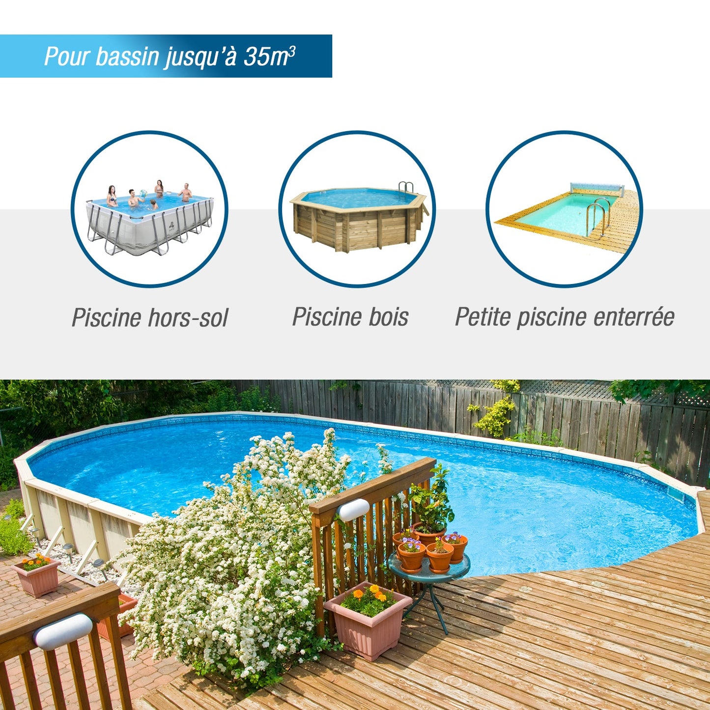 Värmepump Poolex Nano Action Reversible 5 kW