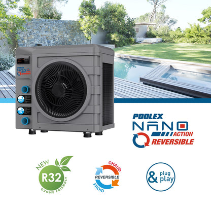 Värmepump Poolex Nano Action Reversible 5 kW