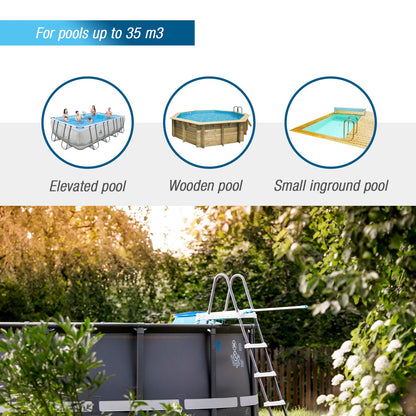 Poolex Nano Action 3 kW – Poolvärmepump för ovanmarkspool upp till 21 m³