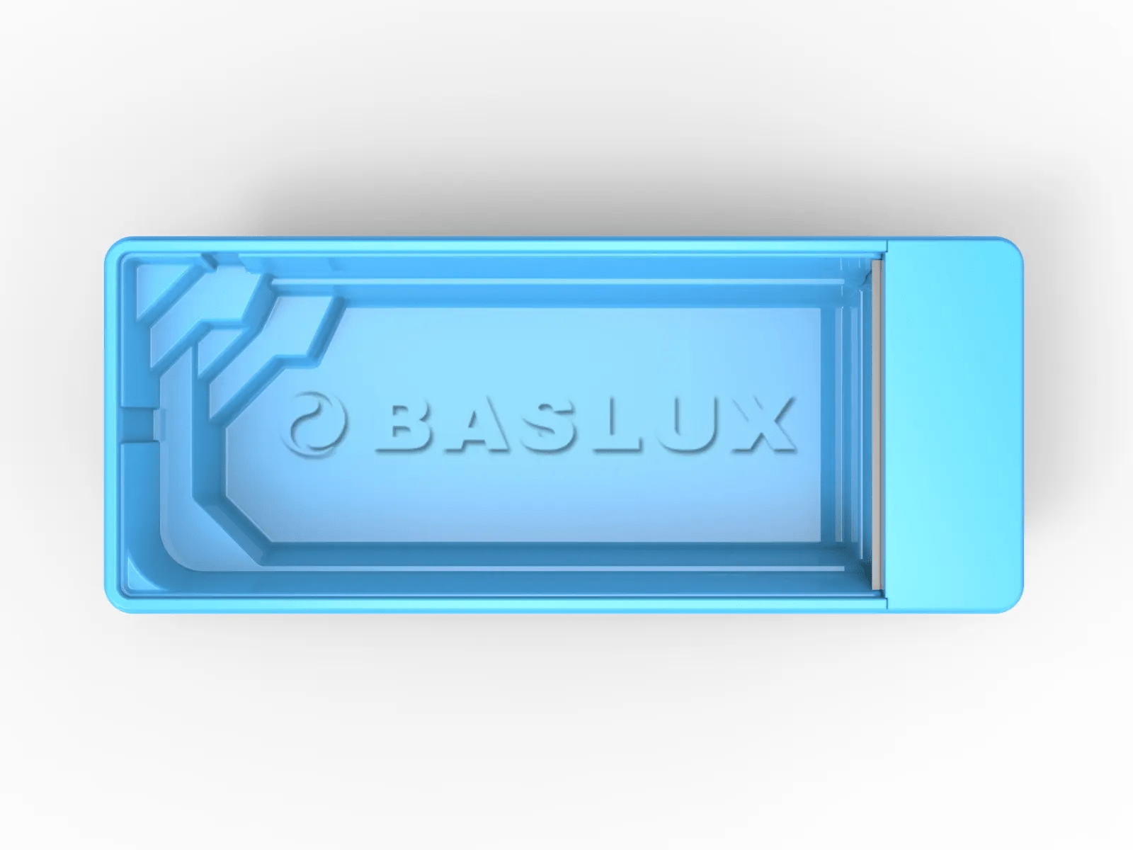 Glasfiberpool OKINAWA 7,80m x 3,20m x 1,50m