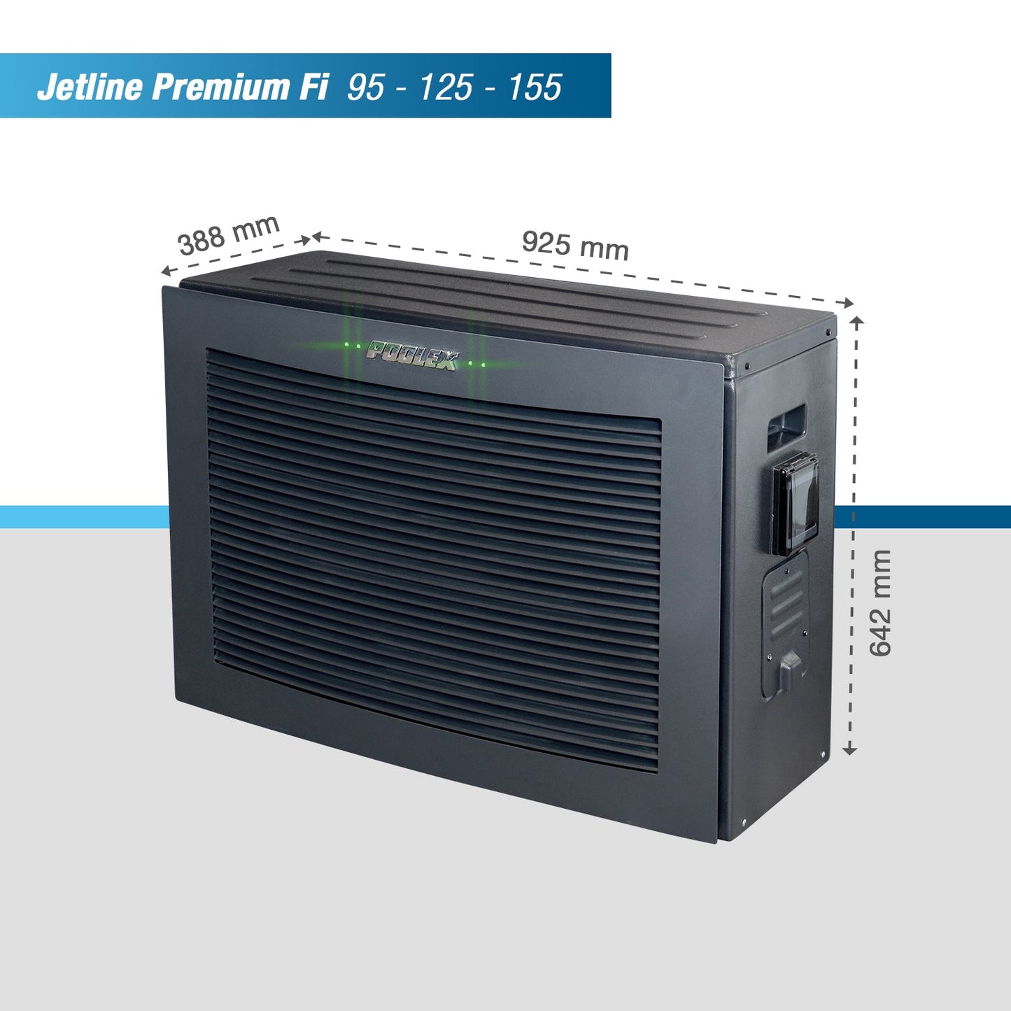 Poolvärmepump Poolex Jetline Premium FI 95 & 125