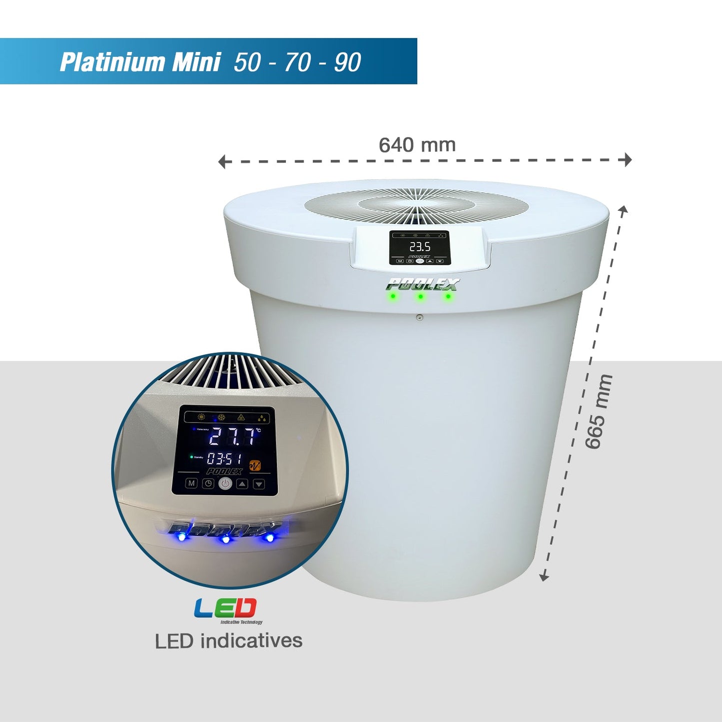 Värmepump Poolex Platinium Mini Premium
