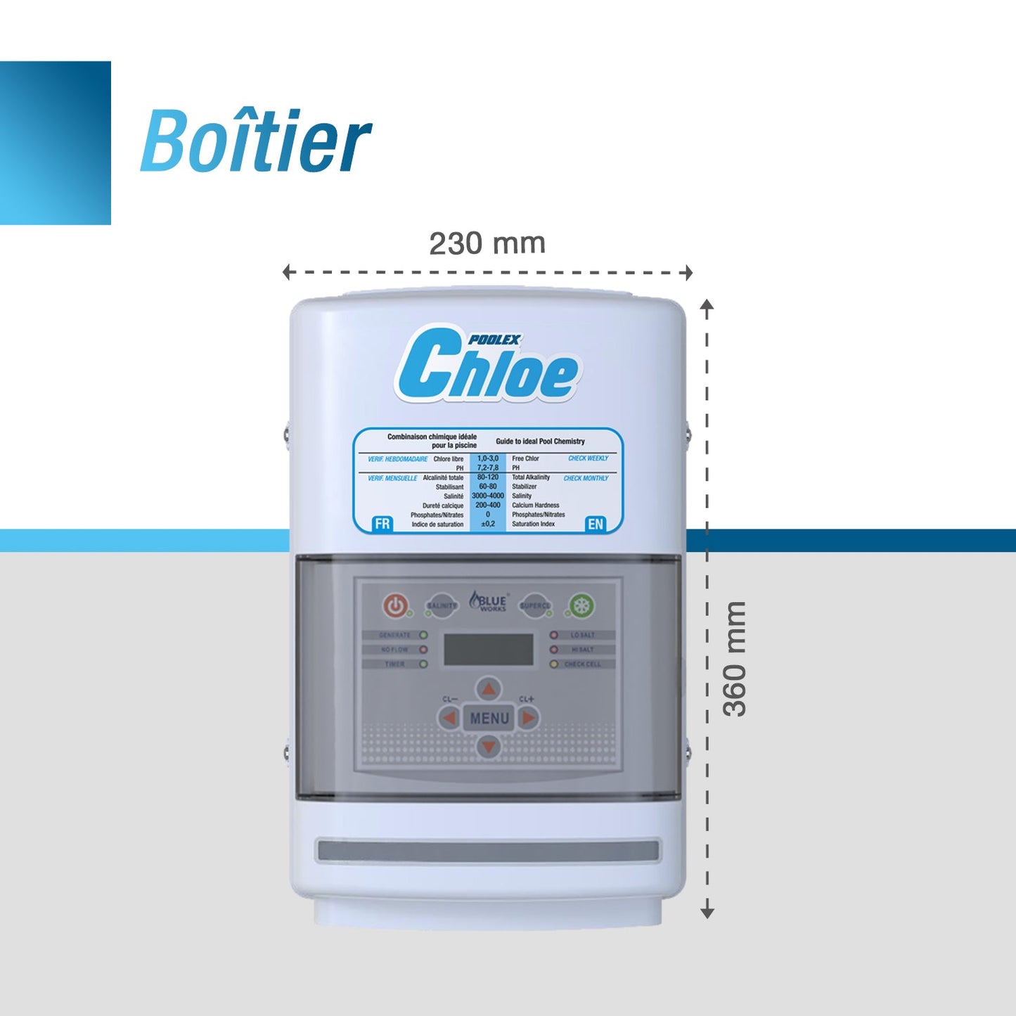 Poolex Chloe saltklorinator för pool – 2 varianter