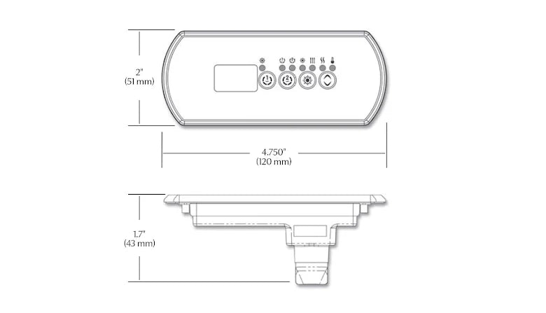 Display Gecko IN.K200 - 1 PUMP med etikett