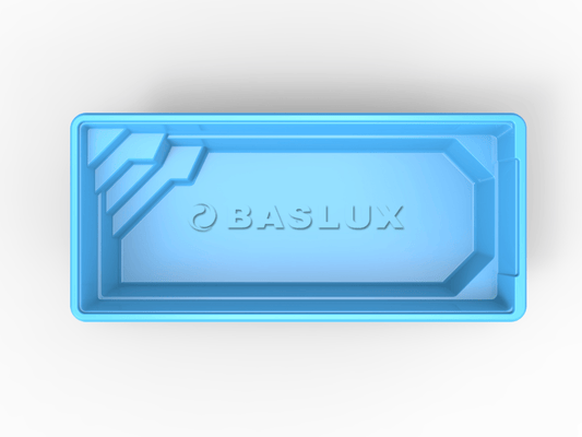 Glasfiberpool SKIATOS 7,00m x 3,22m x 1,50m