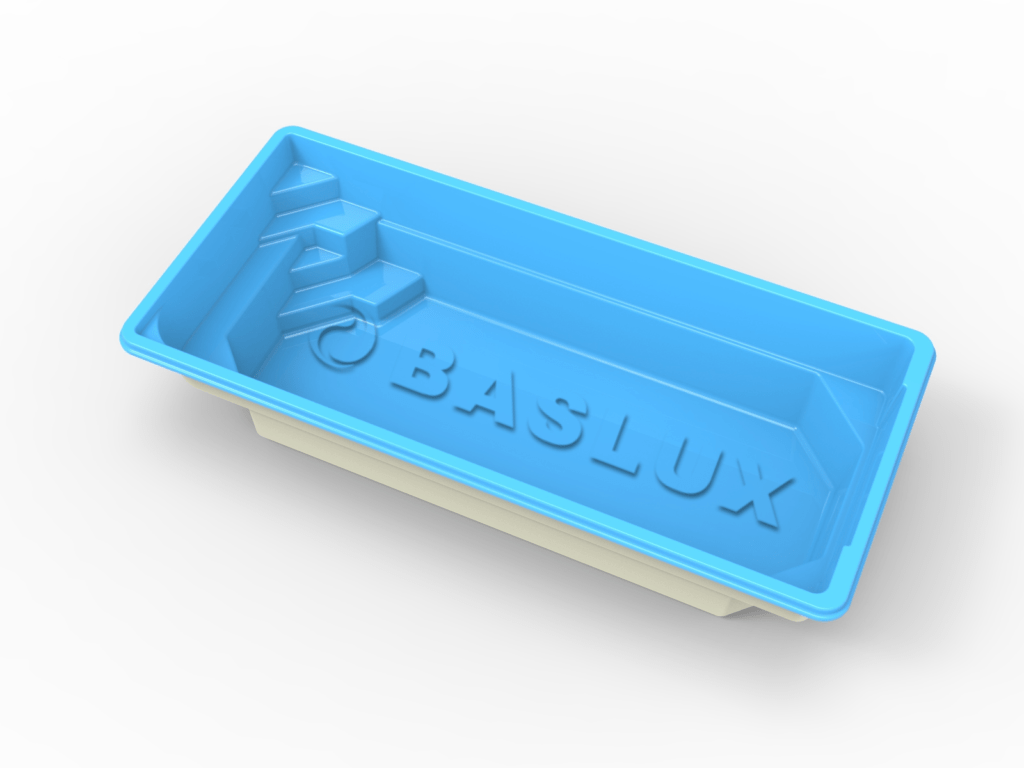 Glasfiberpool SKIATOS XL 8,00m x 3,22m x 1,50m