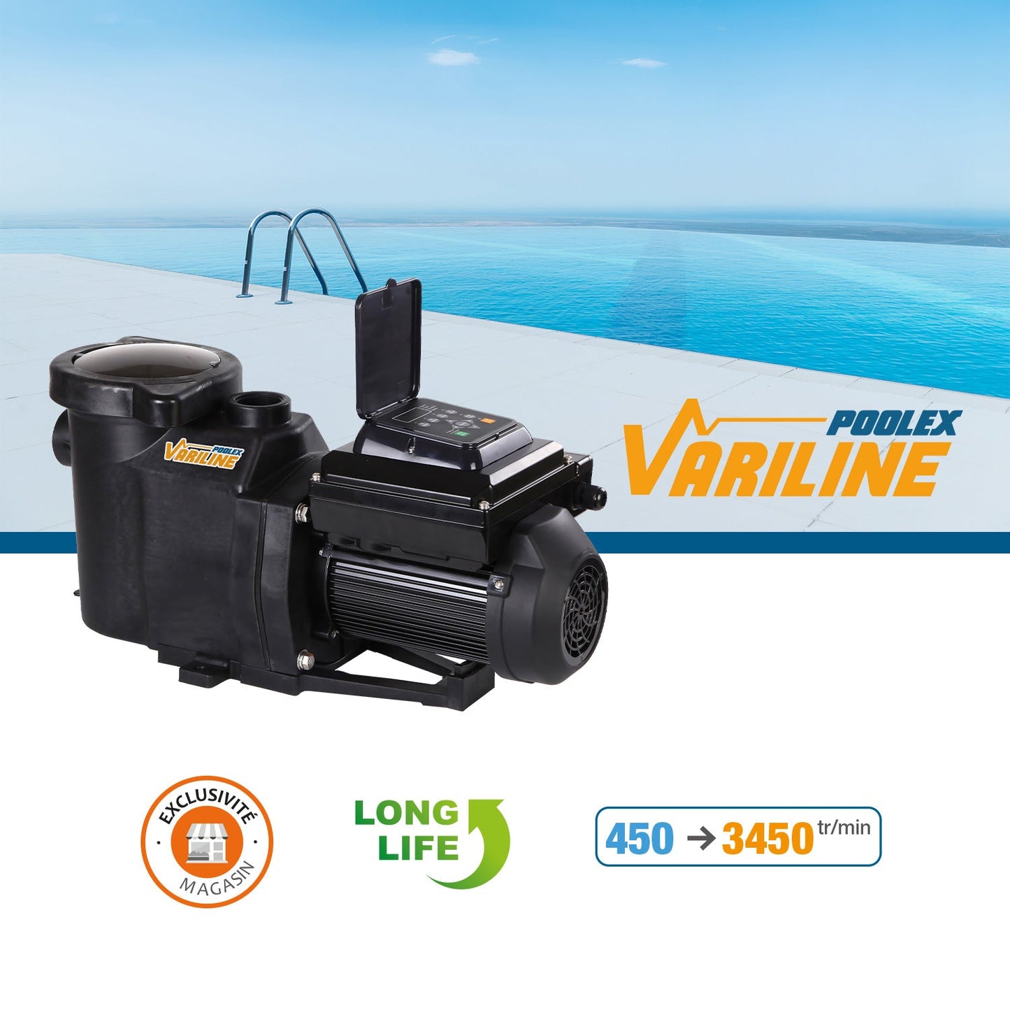 Poolex VariLine WiFi Poolpump – Variabel hastighet (5 varianter)