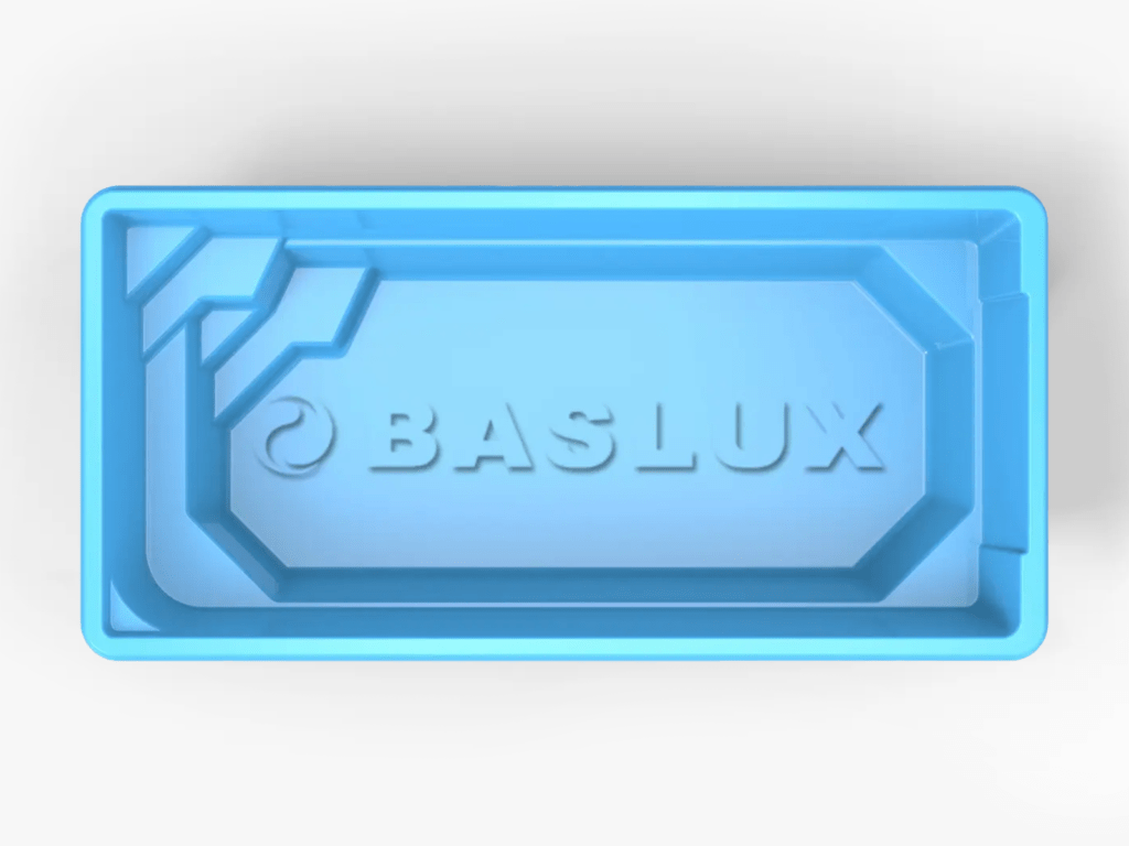 Glasfiberpool ZANZIBAR 7,00m x 3,10m x 1,35m