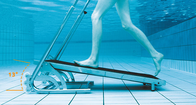 Aquajogg – vattendrivet motionsband för pool (AISI 316L)