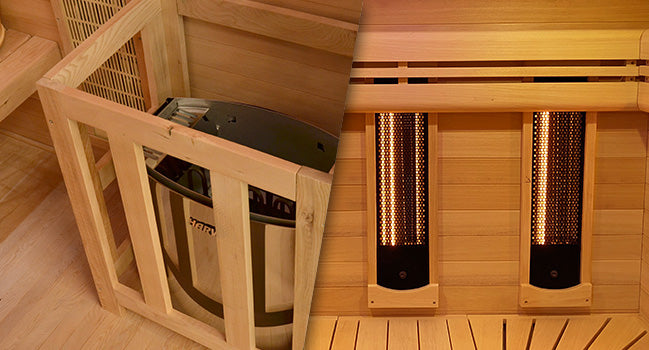 HOLL'S Hybridsauna Combi 4 personer