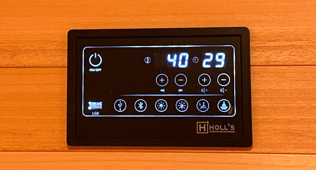HOLL'S Hybridsauna Combi 4 personer