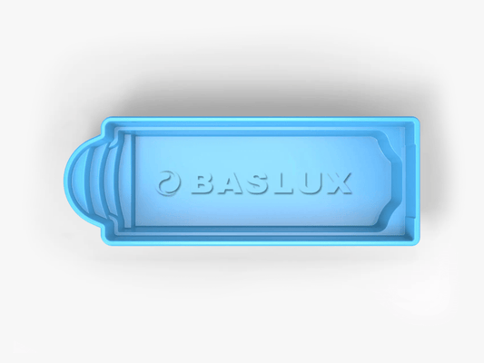 Glasfiberpool KALAMOS 6,90m x 3,20m x 1,55m