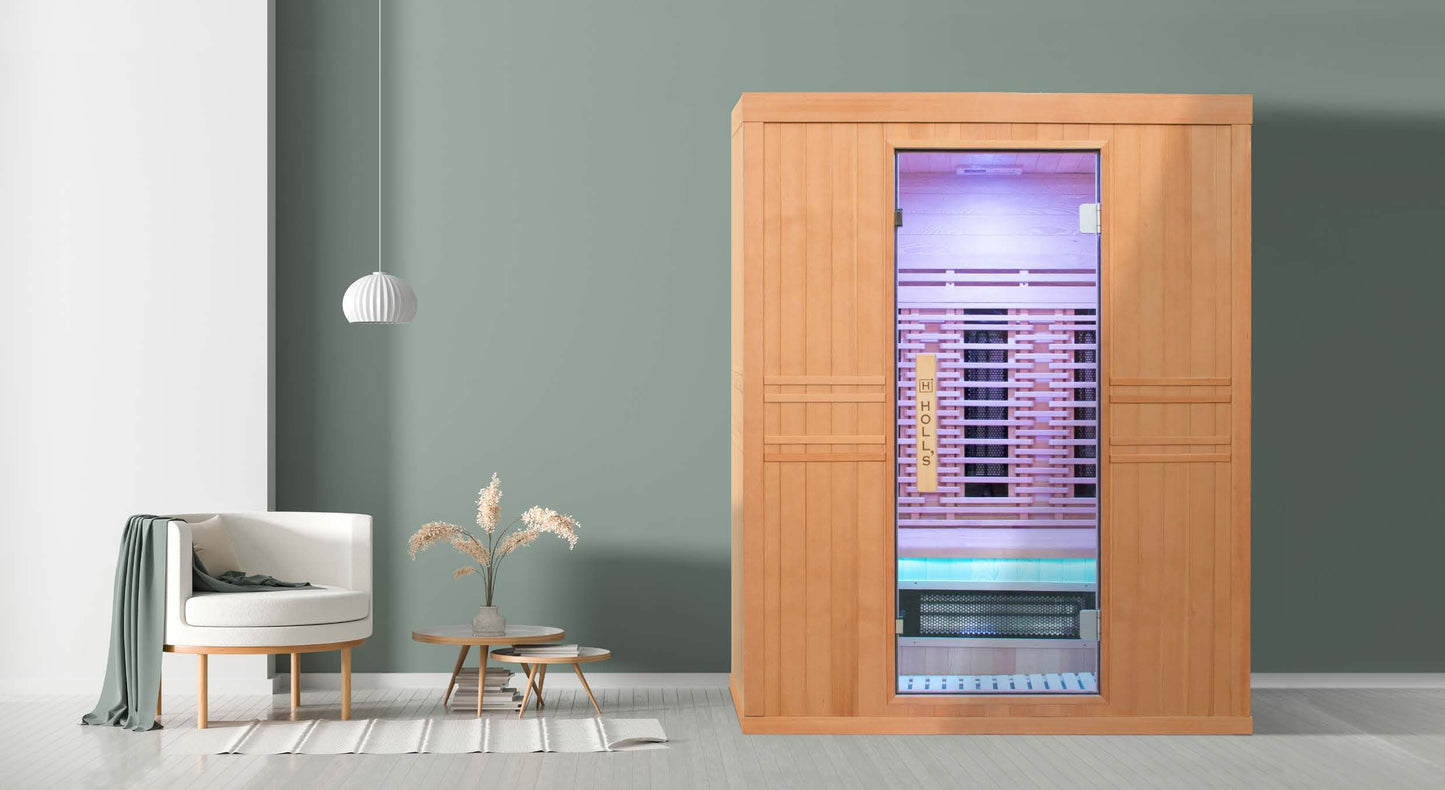 Holl’s PureWave EVO Infraröd Bastu – Dual Healthy Full Spectrum (2 & 3 Personer)
