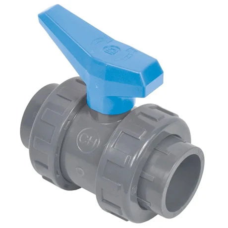 PVC Ventil 63mm SCP blå