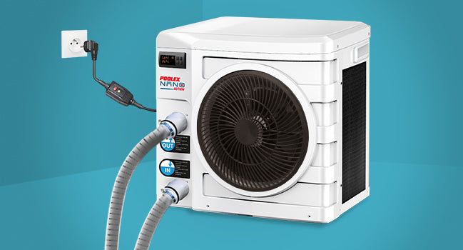 Poolex Nano Action 3 kW – Poolvärmepump för ovanmarkspool upp till 21 m³