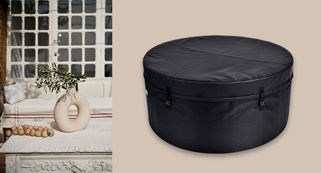NetSpa Vita 4 Personer Semi-Rigid Spa med Möbler & Omramning