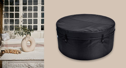 NetSpa Vita 4 Personer Semi-Rigid Spa med Möbler & Omramning