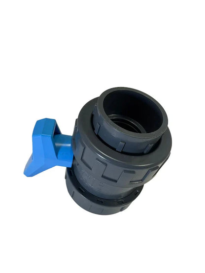 PVC Ventil 63mm SCP blå